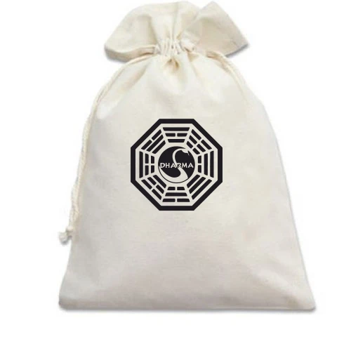 Подарочный мешочек, белый, DHARMA Initiative