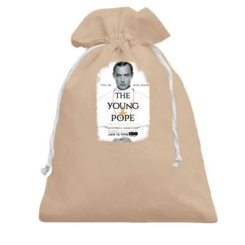 Подарочный мешочек с постером сериала Молодой Папа (Young Pope)