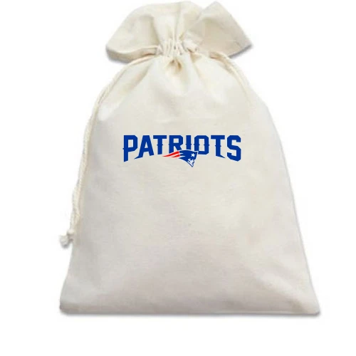 Подарочный мешочек, белый, New England Patriots (2)