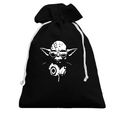 Подарочный мешочек, черный, Yoda (2)