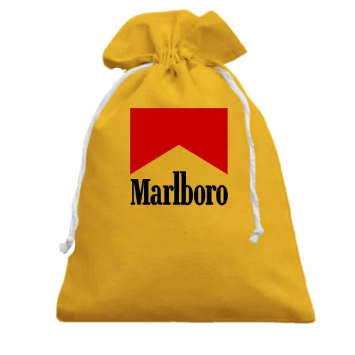 Подарунковий мішечок, Жовтий, з написом "Marlboro"