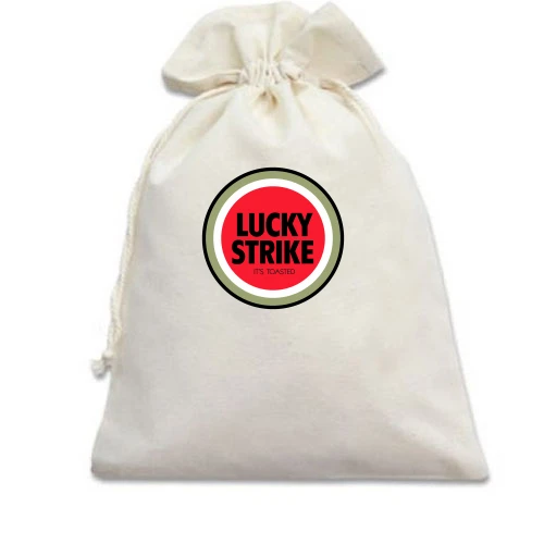 Подарунковий мішечок, Білий, Lucky Strike