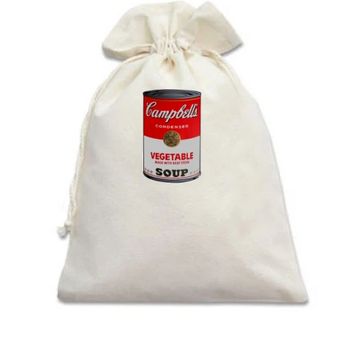 Подарунковий мішечок з Campbell's soup