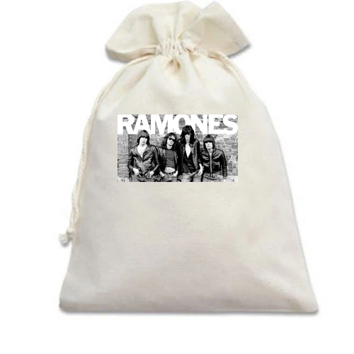 Подарунковий мішечок, Білий, Ramones Band (2)