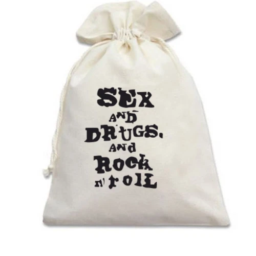 Подарунковий мішечок Sex and drugs and rock n roll