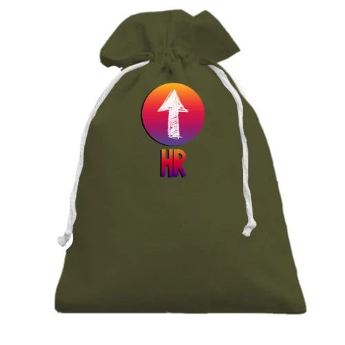 Подарочный мешочек, Черный, для HR