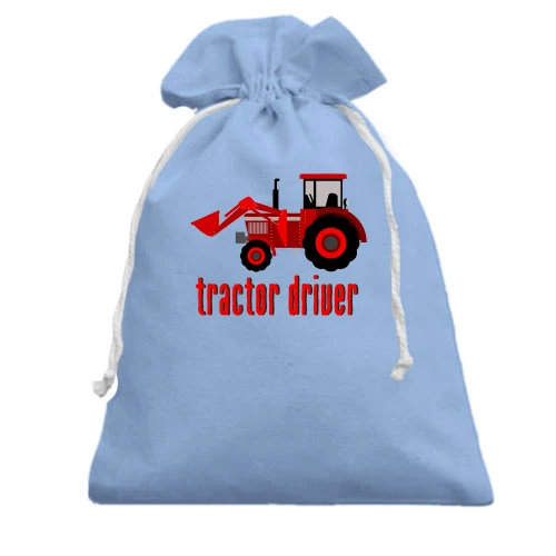 Подарунковий мішечок з написом "Tractor Driver"