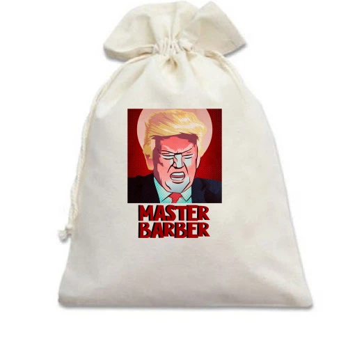 Подарочный мешочек, Белый, Master Barber
