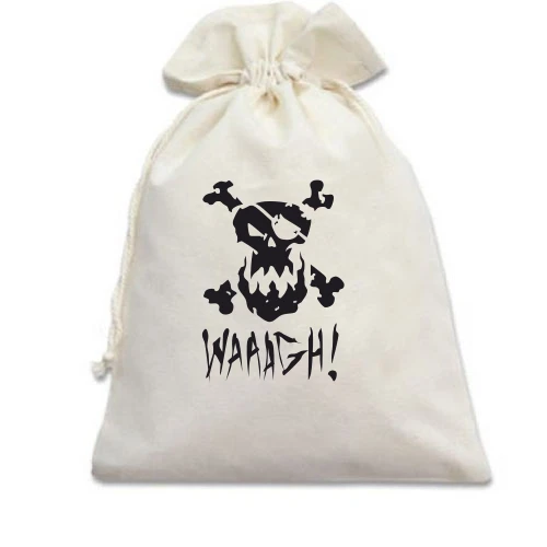 Подарунковий мішечок, білий, Waaagh!