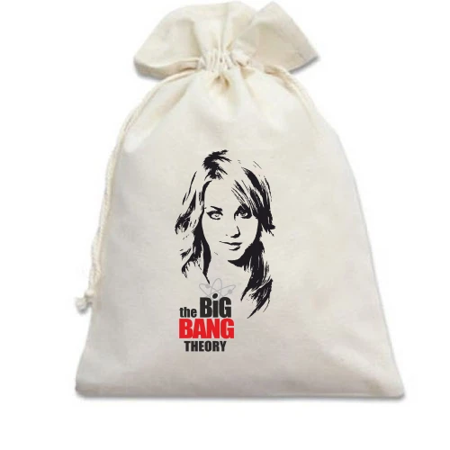 Подарочный мешочек с Пенни и логотипом The Big Bang Theory