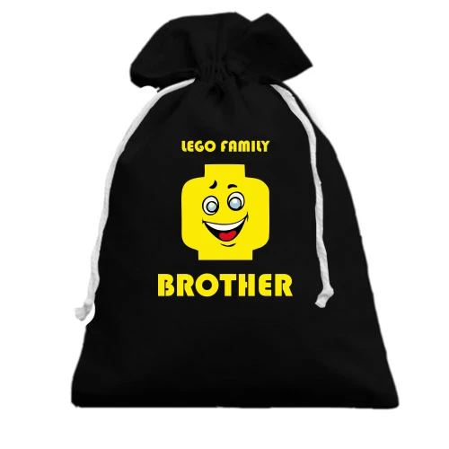 Подарунковий мішечок, чорний, Lego Family - Brother