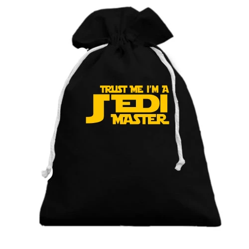 Подарочный мешочек, черный, Jedi master