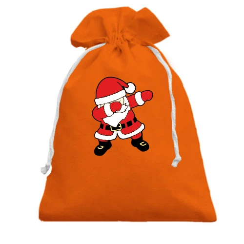 Подарунковий мішечок, помаранчевий, Santa Dab