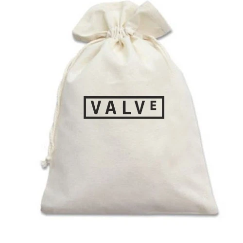 Подарочный мешочек, Белый, Valve