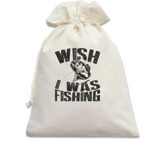 Подарочный мешочек Wish I was fishing