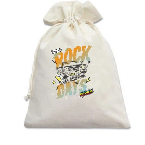 Подарочный мешочек, Белый, Rock Days Бум бокс