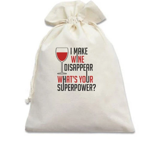 Подарочный мешочек Wine Вино