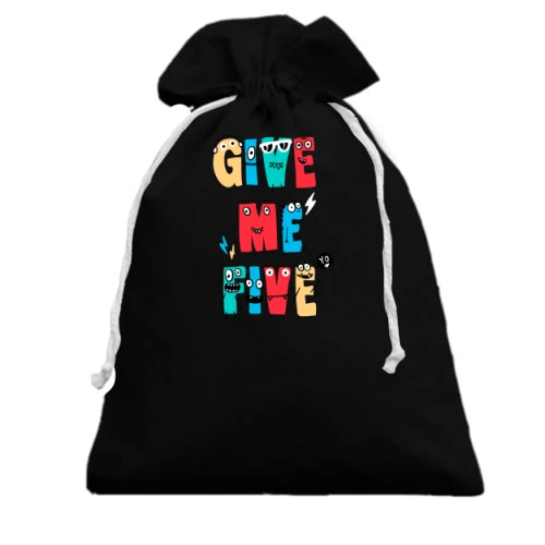 Подарочный мешочек Give me five