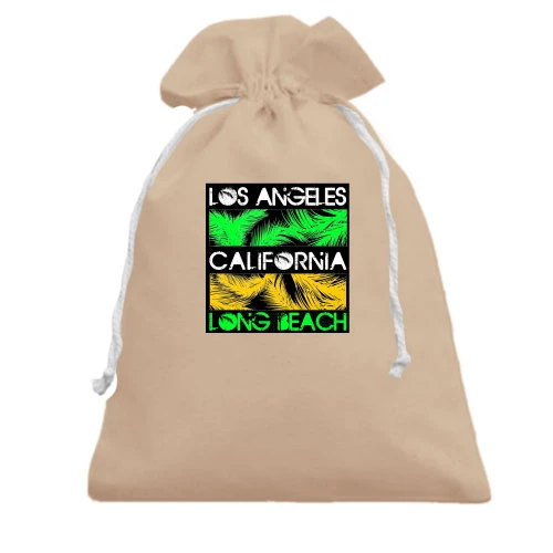 Подарунковий мішечок, білий, California