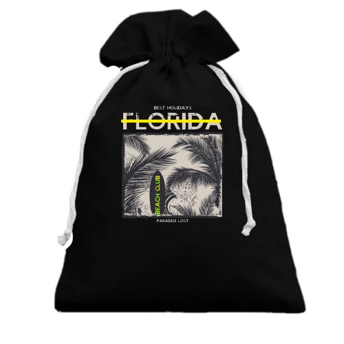 Подарунковий мішечок, чорний, Florida