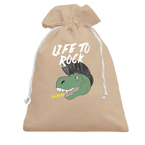 Подарочный мешочек Life to rock
