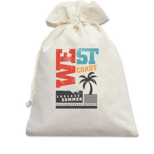 Подарунковий мішечок, Білий, West Coast