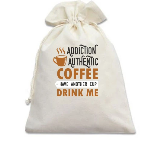 Подарочный мешочек Authentic coffee