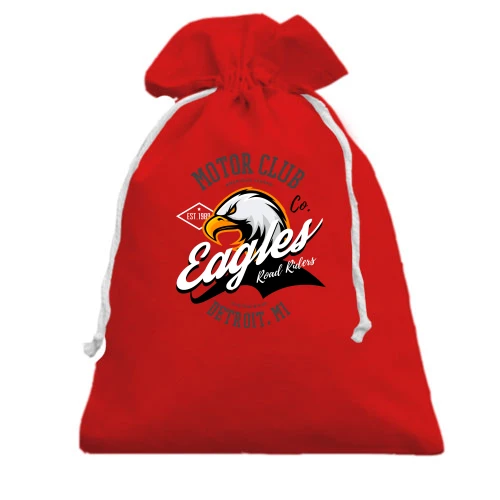 Подарочный мешочек, Красный, Eagles Real Riders
