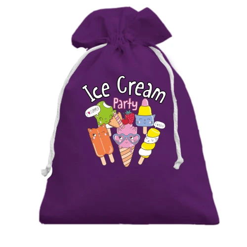 Подарочный мешочек Ice Cream Party