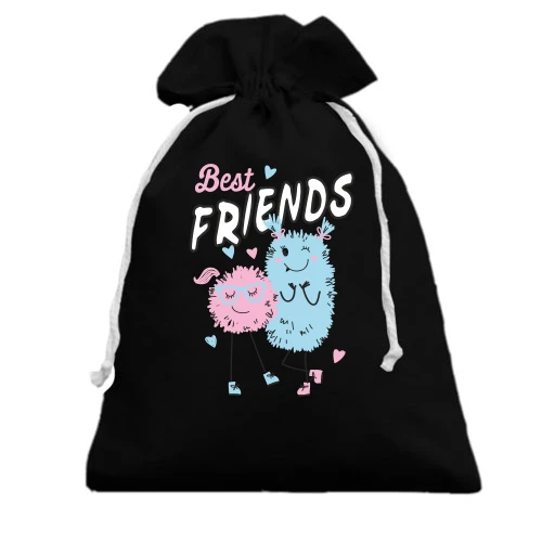 Подарунковий мішечок Pink and Blue Best Friends