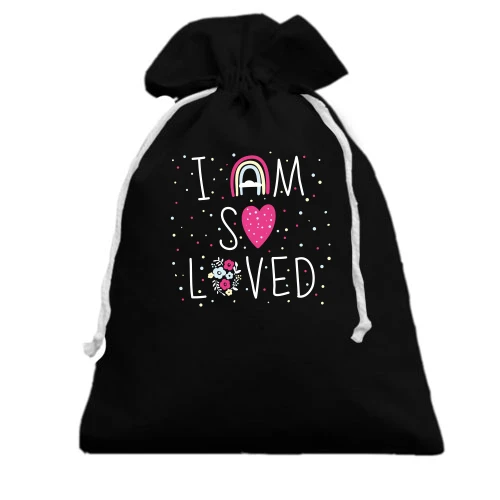 Подарочный мешочек I am so Loved