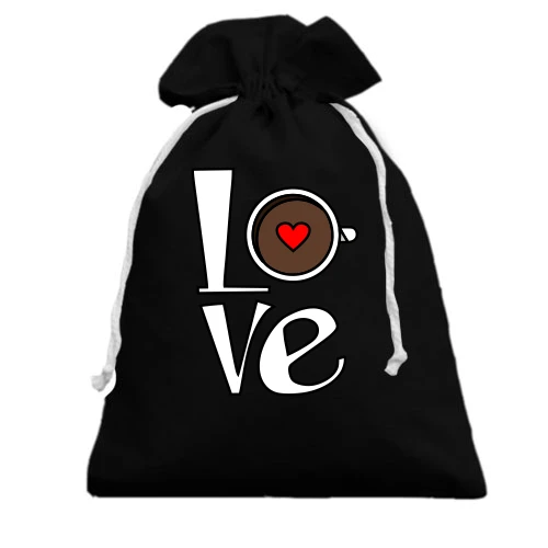 Подарочный мешочек Love Coffee