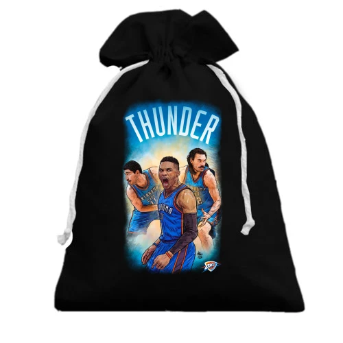 Подарочный мешочек, Черный, THUNDER