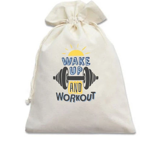 Подарунковий мішечок WakeUp and WorkOut