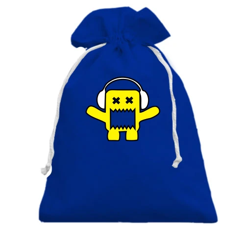 Подарочный мешочек, Голубой, Yellow monster