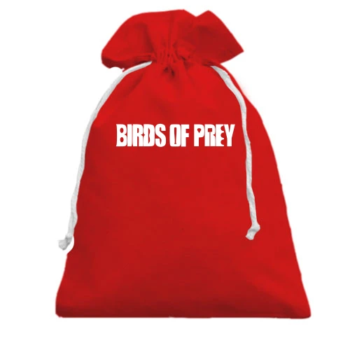 Подарочный мешочек, Красный, Birds of Prey