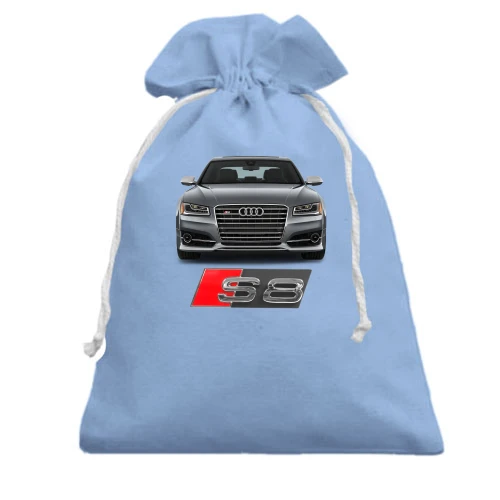 Подарунковий мішечок, блакитний, Audi S8