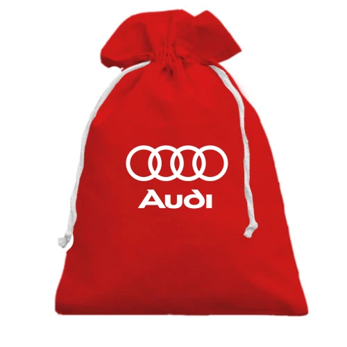Подарунковий мішечок, червоний, Audi (міні)