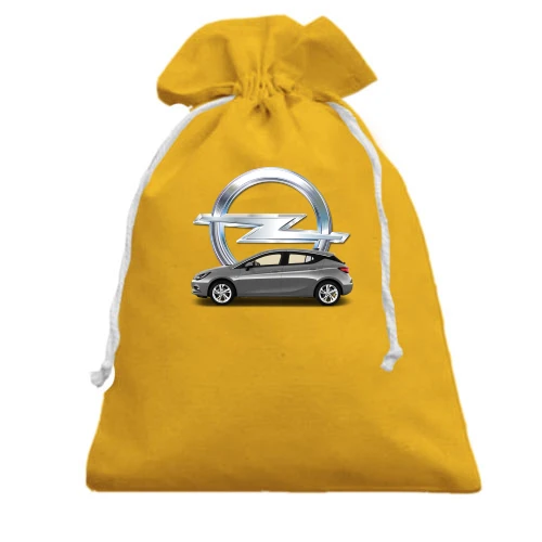 Подарочный мешочек, желтый, Opel car