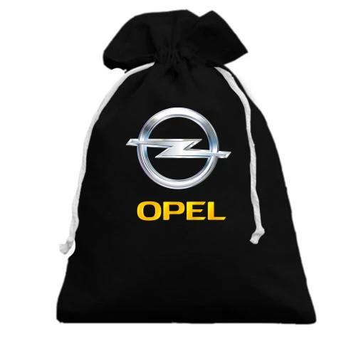 Подарочный мешочек, черный, Opel logo (2)