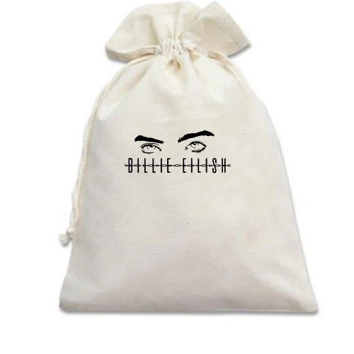 Подарунковий мішечок Billie Eilish's eyes