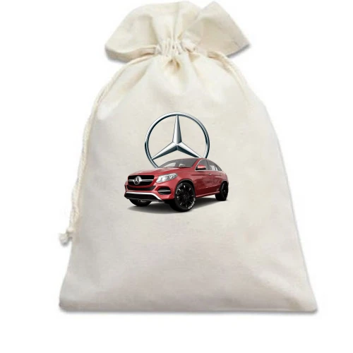 Подарочный мешочек, белый, Mercedes GLE Coupe