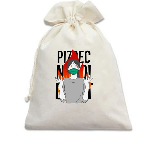 Подарунковий мішечок, Блакитний, PIZDEC