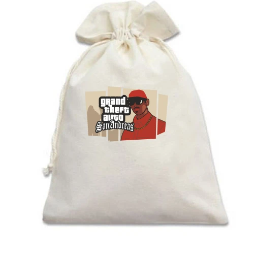 Подарочный мешочек, Белый, Grand Theft Auto San Andreas