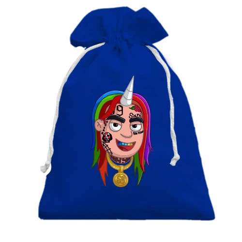 Подарунковий мішечок, Блакитний, Tekashi unicorn