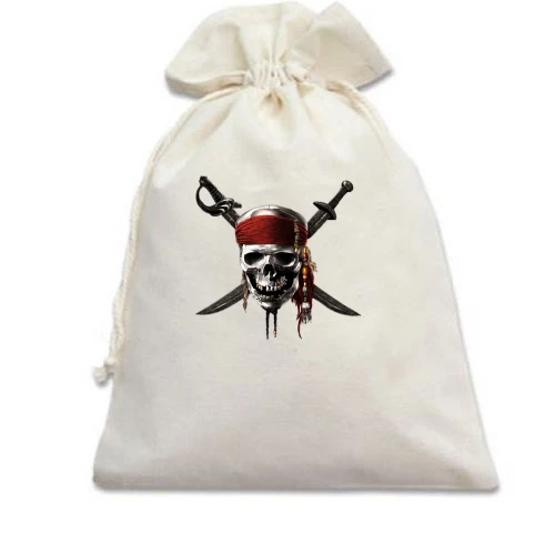 Подарочный мешочек Pirate skull