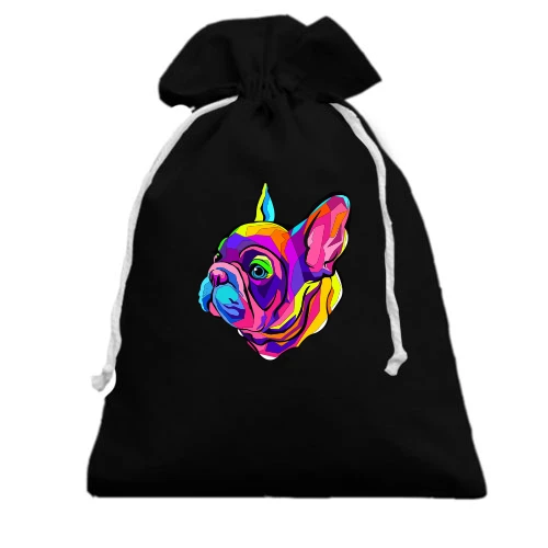 Подарунковий мішечок Dog multicolor art