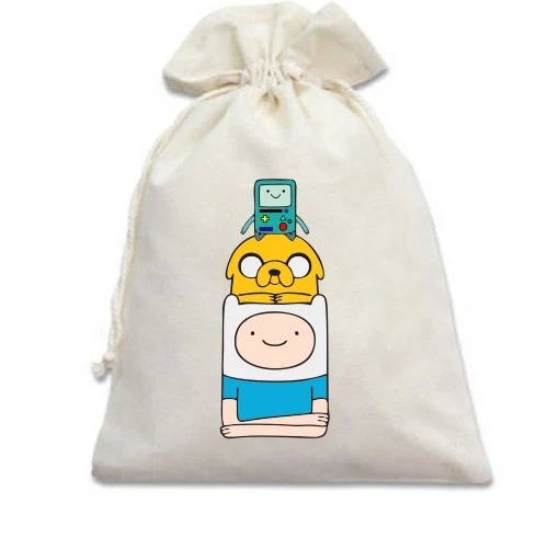 Подарунковий мішечок Adventure time pyramid
