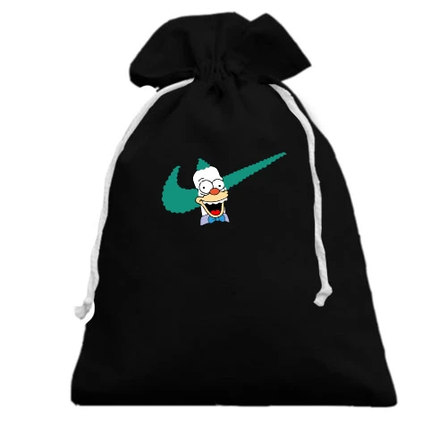 Подарунковий мішечок, Чорний, Krusty the Clown Nike