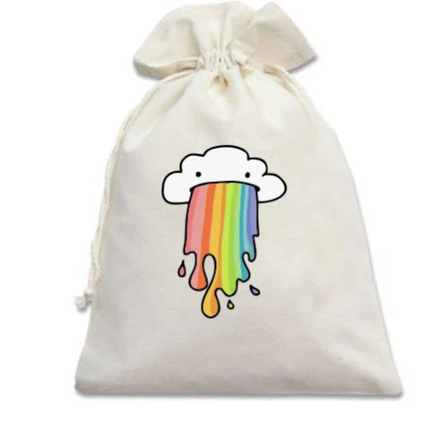 Подарочный мешочек Rainbow cloud